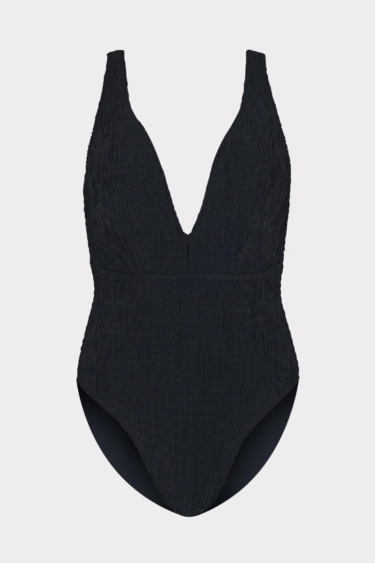 deep_dive_one_piece_with__0.webp One Piece Swimsuits-MILLY Deep Dive One Piece With Smocking Black