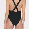deep_dive_one_piece_with__3.webp One Piece Swimsuits-MILLY Deep Dive One Piece With Smocking Black