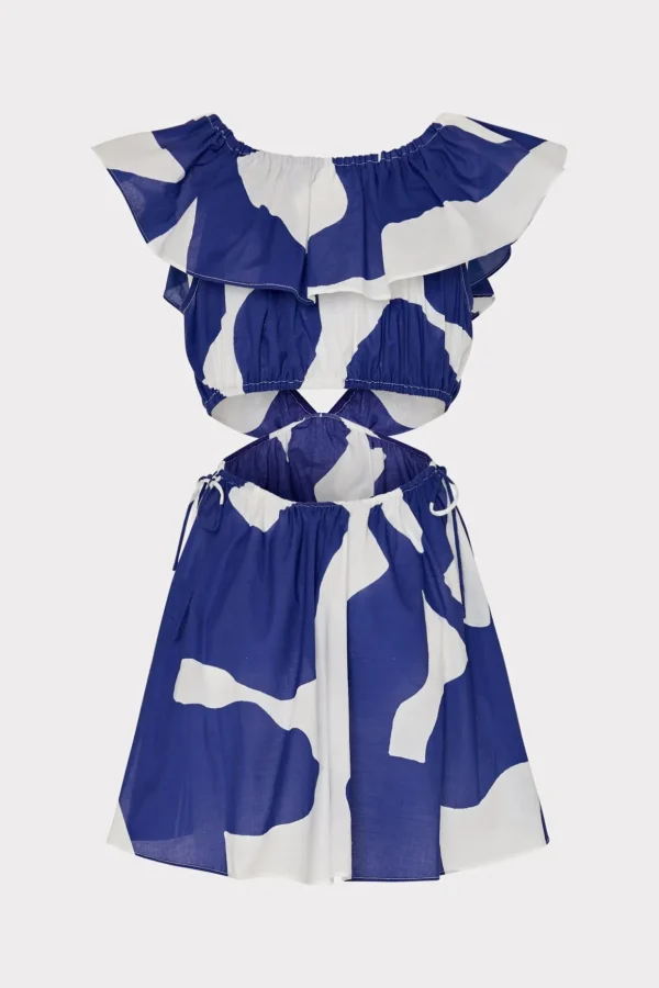 delilah_grand_foliage_dre_4.webp Cover-Ups-MILLY Delilah Grand Foliage Dress Navy/White