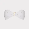 diamond_heat_set_bandeau__0.webp Jumpsuits & Rompers-MILLY Diamond Heat Set Bandeau Bikini Top White