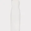 draped_one_shoulder_linen_0-2.webp Guest Of Dresses-MILLY Draped One Shoulder Linen Dress White