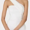 draped_one_shoulder_linen_3.webp Jumpsuits & Rompers-MILLY Draped One Shoulder Linen Dress White