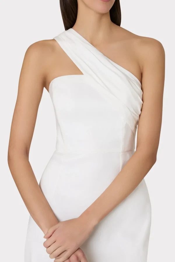 draped_one_shoulder_linen_3-2.webp Guest Of Dresses-MILLY Draped One Shoulder Linen Dress White