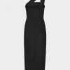 draped_one_shoulder_linen_3-3.webp Guest Of Dresses-MILLY Draped One Shoulder Linen Dress Black