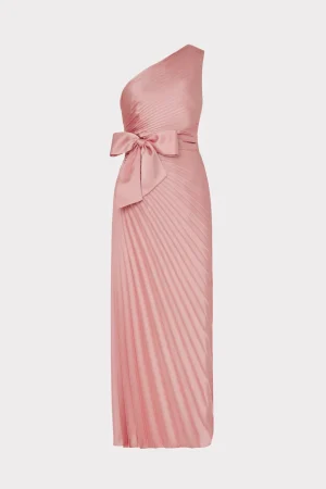 estelle_satin_dress_0-10.webp Maxi Dresses-MILLY Estelle Satin Dress Rose Gold