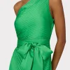 estelle_satin_dress_2-5.webp Guest Of Dresses-MILLY Estelle Satin Dress Green