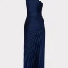 estelle_satin_dress_3-3.webp Guest Of Dresses-MILLY Estelle Satin Dress Navy