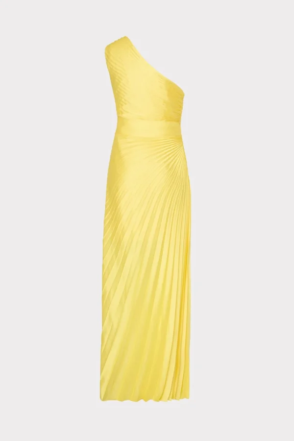 estelle_satin_dress_4-2.webp Guest Of Dresses-MILLY Estelle Satin Dress Yellow