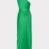estelle_satin_dress_4-3.webp Guest Of Dresses-MILLY Estelle Satin Dress Green