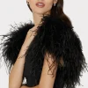 Coats & Jackets-MILLY Feather Bolero Black