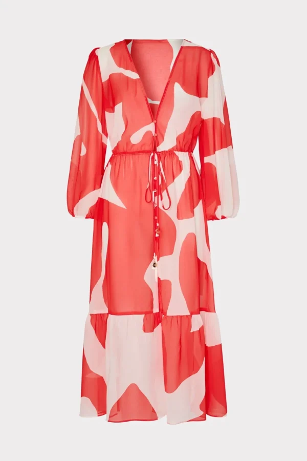 fiona_grand_foliage_cover_0.webp Cover-Ups-MILLY Fiona Grand Foliage Cover-Up Red/White