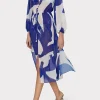 Jumpsuits & Rompers-MILLY Fiona Grand Foliage Cover-Up Navy/White