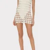 Jumpsuits & Rompers-MILLY Floral Crochet Cami Mini Dress Ecru