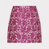 Skirts-MILLY Floral Jacquard Skirt Pink