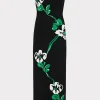 floral_jacquard_strapless_0.webp Jumpsuits & Rompers-MILLY Floral Jacquard Strapless Midi Dress Black Multi