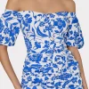 flowers_of_spain_off_the__2-1.webp Sundresses-MILLY Flowers Of Spain Off The Shoulder Dress Blue/White