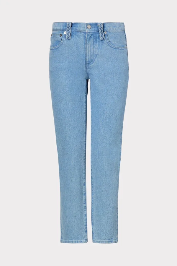 Denim-MILLY Gale Skinny Jeans Denim