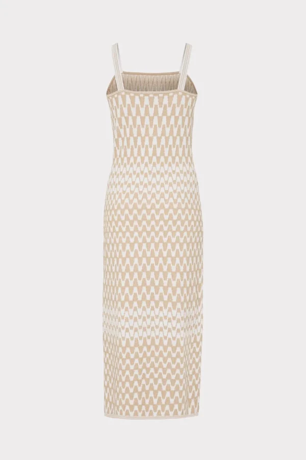 gradient_zig_zag_midi_dre_3.webp Jumpsuits & Rompers-MILLY Gradient Zig Zag Midi Dress Natural Multi