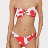 grand_foliage_bikini_top_2.webp Jumpsuits & Rompers-MILLY Grand Foliage Bikini Top Red/White