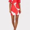 grand_foliage_modern_mini_1.webp Jumpsuits & Rompers-MILLY Grand Foliage Modern Mini Skirt Red/White