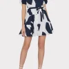 Jumpsuits & Rompers-MILLY Grand Foliage Poplin Dress Navy/White