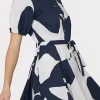 grand_foliage_poplin_dres_2-1.webp Day Dresses-MILLY Grand Foliage Poplin Dress Navy/White