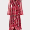 Jumpsuits & Rompers-MILLY Halley Prep Plaid Dress Red Multi