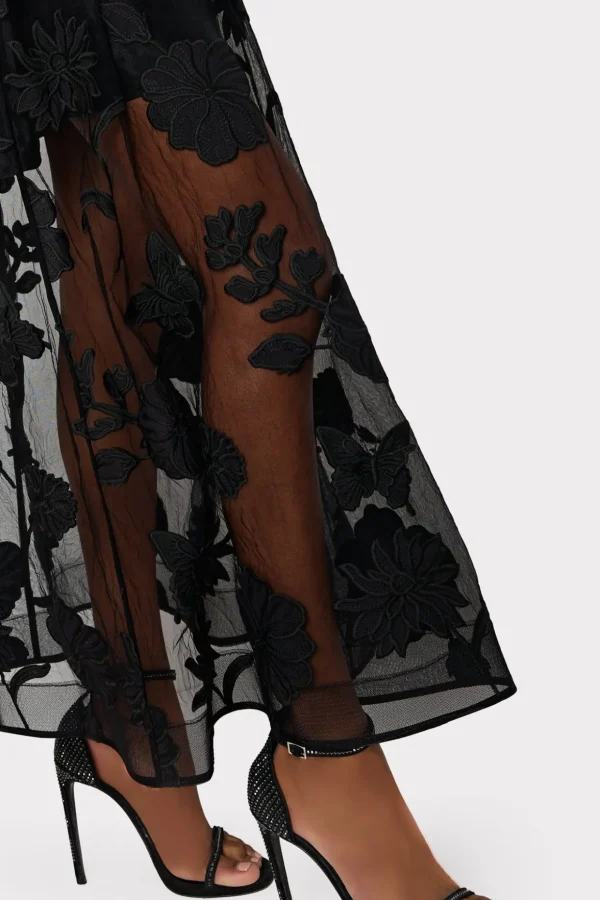 hannah_d_butterfly_embroi_3-2.webp Evening Gowns-MILLY Hannah 3D Butterfly Embroidery Dress Black