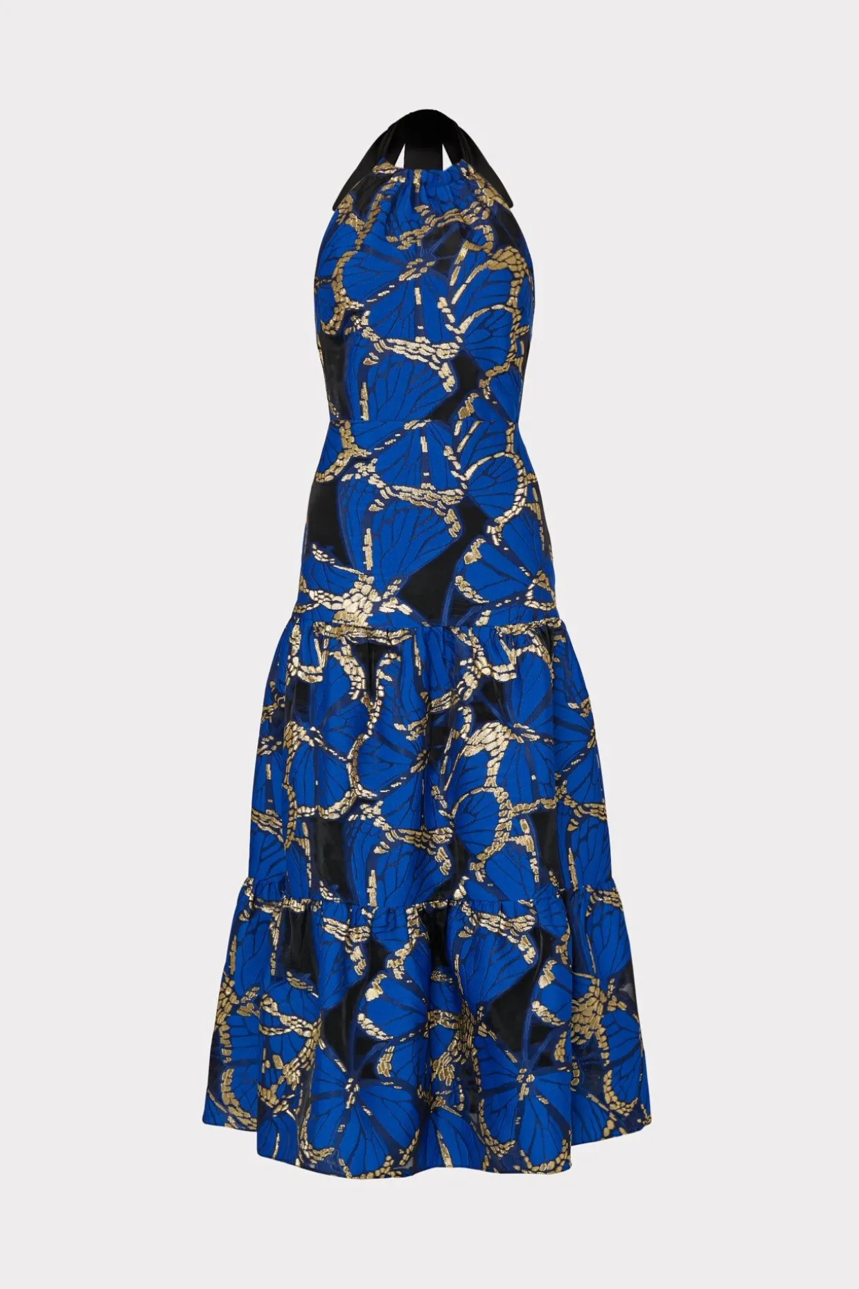 hayden_butterfly_jacquard_0.webp Jumpsuits & Rompers-MILLY Hayden Butterfly Jacquard Dress Blue Multi