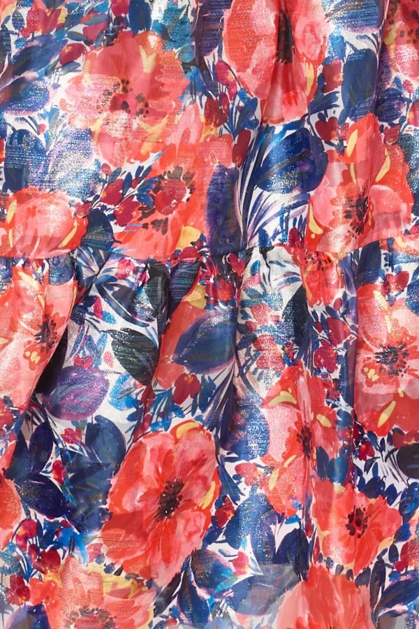 hayden_watercolor_poppy_j_3-2.webp Evening Gowns-MILLY Hayden Watercolor Poppy Jacquard Dress Red Multi