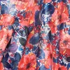 Cocktail Dresses-MILLY Hayden Watercolor Poppy Jacquard Dress Red Multi