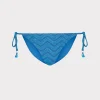 Jumpsuits & Rompers-MILLY Jacquard String Bikini Bottom Blue Multi