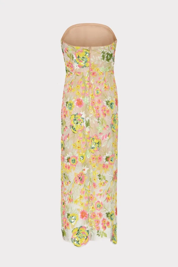 kait_botanical_petals_seq_4-1.webp Guest Of Dresses-MILLY Kait Botanical Petals Sequins Dress Green Multi