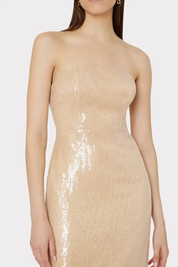 kait_sequin_dress_2.webp Jumpsuits & Rompers-MILLY Kait Sequin Dress Gold
