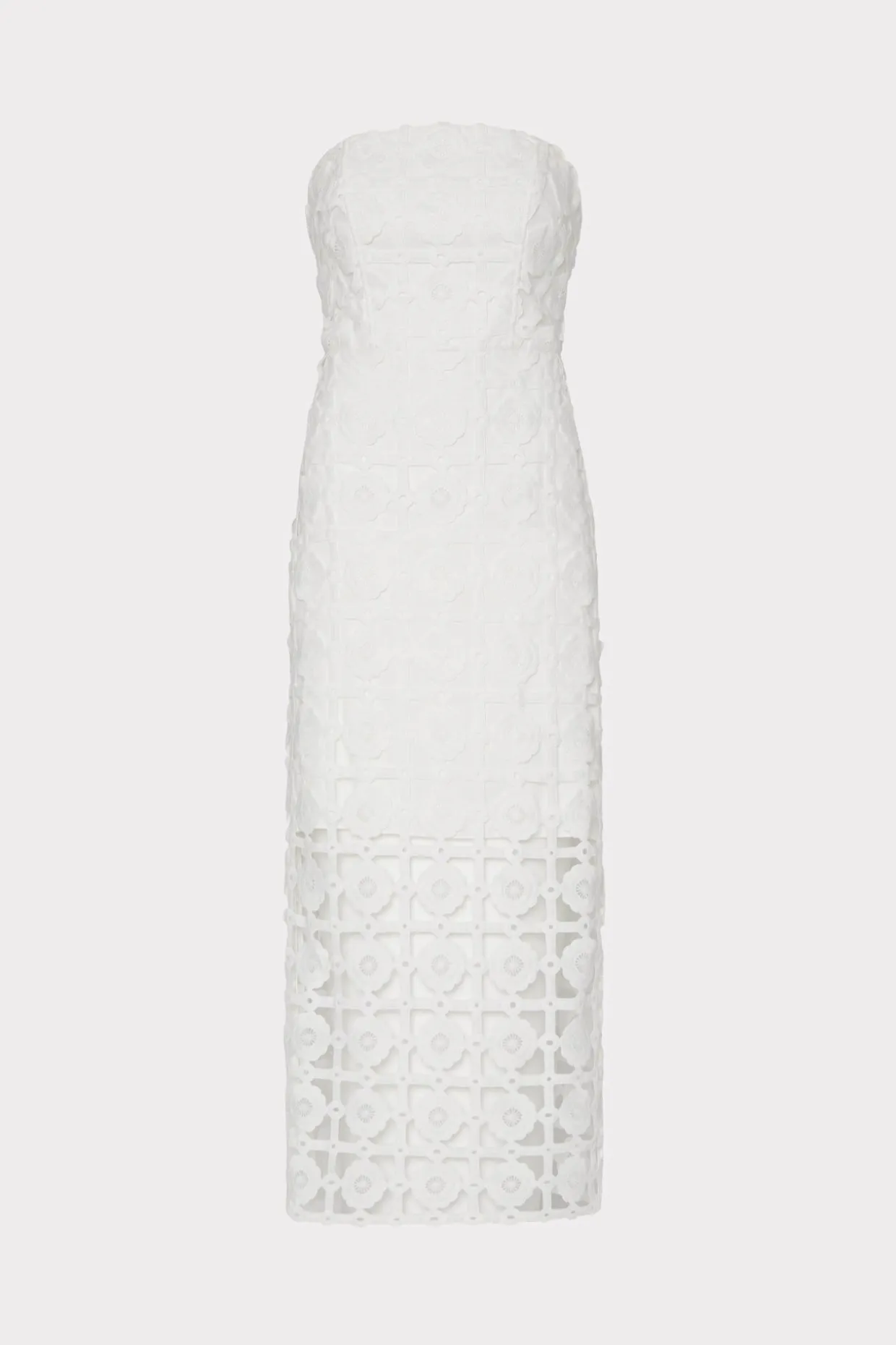 kait_tile_lace_dress_0-1.webp Jumpsuits & Rompers-MILLY Kait Tile Lace Dress White