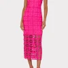 kait_tile_lace_dress_1-2.webp Jumpsuits & Rompers-MILLY Kait Tile Lace Dress Milly Pink