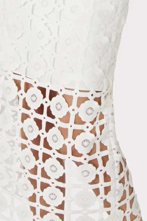 kait_tile_lace_dress_2-1.webp Jumpsuits & Rompers-MILLY Kait Tile Lace Dress White