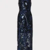 kinsley_floral_sequins_dr_0.webp Jumpsuits & Rompers-MILLY Kinsley Floral Sequins Dress Navy