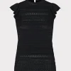 knit_pointelle_flutter_sl_0-1.webp Jumpsuits & Rompers-MILLY Knit Pointelle Flutter Sleeve Top Black