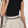 knit_pointelle_flutter_sl_2-2.webp Sweaters & Knits-MILLY Knit Pointelle Flutter Sleeve Top Black