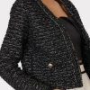 knit_textured_boucle_card_2-2.webp Jumpsuits & Rompers-MILLY Knit Textured Boucle Cardigan Jacket Black Multi