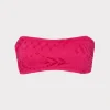 lace_eyelet_bandeau_bikin_0-1.webp Jumpsuits & Rompers-MILLY Lace Eyelet Bandeau Bikini Top Pink