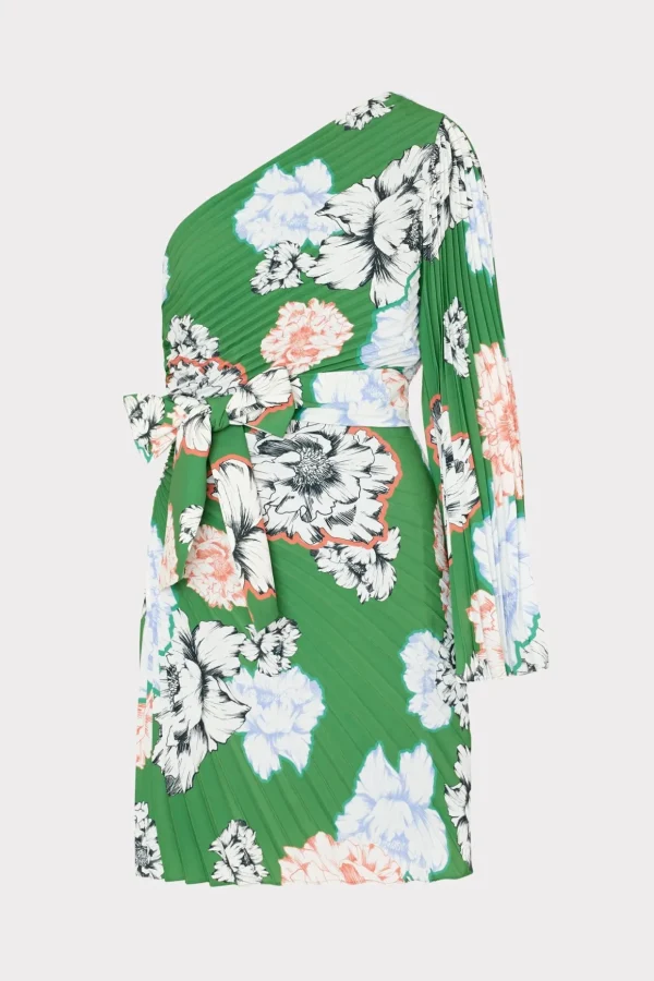 linden_petals_in_bloom_pl_0-1.webp Sundresses-MILLY Linden Petals In Bloom Pleated Dress Green Multi