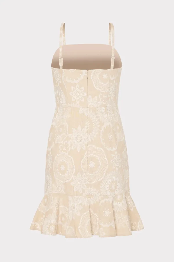 linen_embroidered_dress_3-4.webp Day Dresses-MILLY Linen Embroidered Dress Natural/Ecru