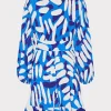 liv_brushstroke_pleated_d_3-1.webp Mini Dresses-MILLY Liv Brushstroke Pleated Dress Blue Multi