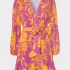 liv_marigold_aroma_pleate_0.webp Jumpsuits & Rompers-MILLY Liv Marigold Aroma Pleated Dress Pink Multi