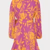 liv_marigold_aroma_pleate_3.webp Jumpsuits & Rompers-MILLY Liv Marigold Aroma Pleated Dress Pink Multi