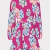 liv_petals_in_bloom_pleat_3.webp Jumpsuits & Rompers-MILLY Liv Petals In Bloom Pleated Dress Pink Multi