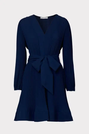 liv_pleated_dress_0-17.webp Mini Dresses-MILLY Liv Pleated Dress Navy