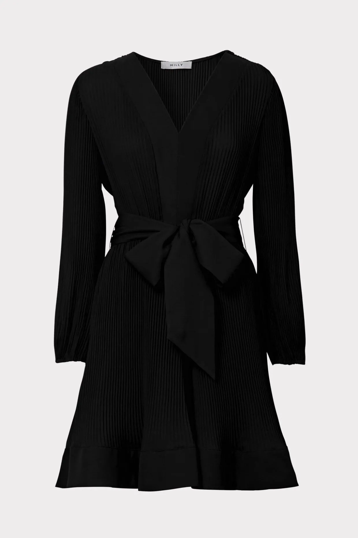 liv_pleated_dress_0-3.webp Jumpsuits & Rompers-MILLY Liv Pleated Dress Black